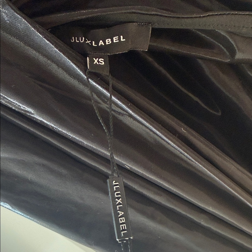 JLUXLABEL Black Bryanna Metallic Maxi Dress - Picture 6 of 6